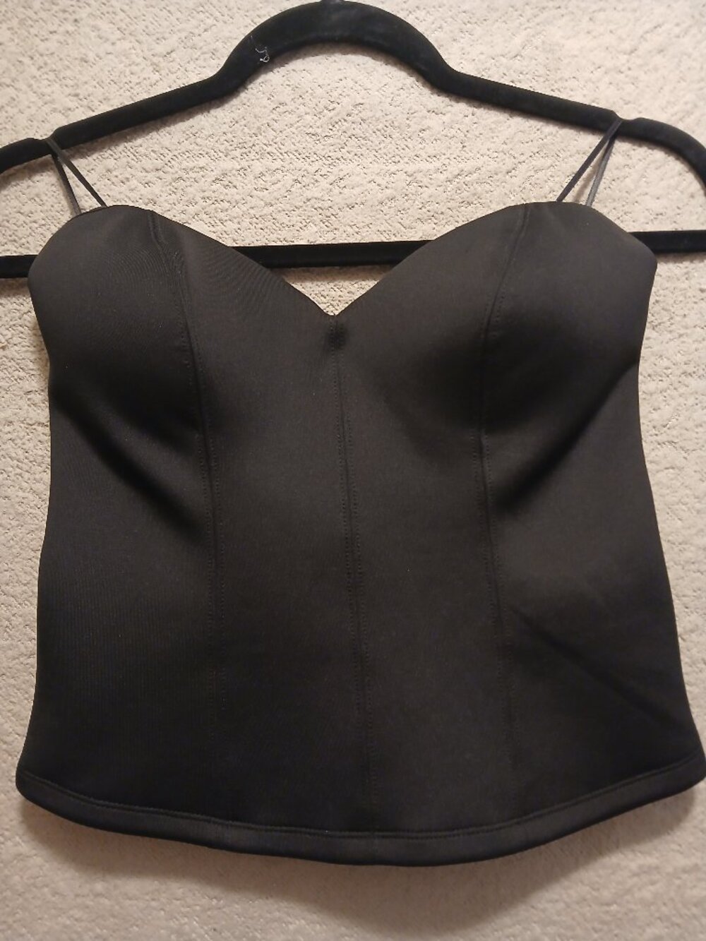 Black crop top